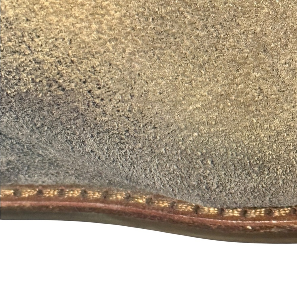 Johnston & Murphy Suede Wedge Ankle Boots Taupe Size 7 - Picture 5 of 10